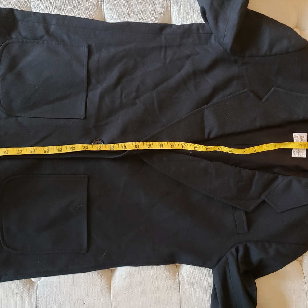 Vintage Pendleton Wool Black One Button Blazer La… - image 7